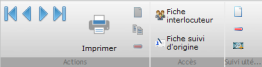 Barre d'outils