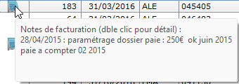 Note de facturation