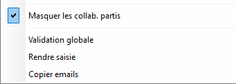 barre d'outils barre d'outils