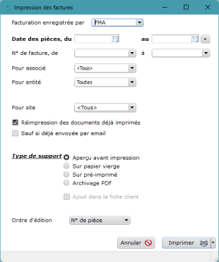 Formulaire de sélection Formulaire de sélection